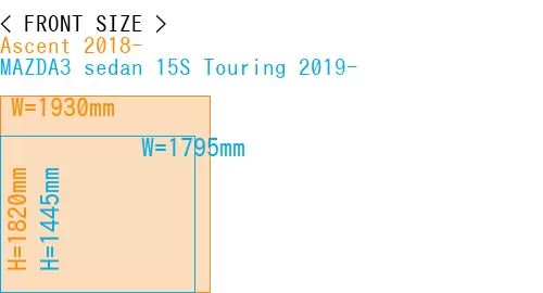 #Ascent 2018- + MAZDA3 sedan 15S Touring 2019-